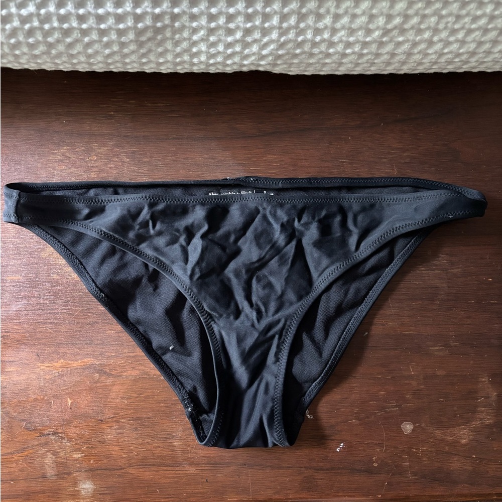 Abercrombie & Fitch Black Swim Bottom